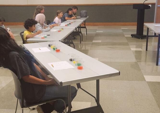 Home-Schooled Students Engage in Tasting Experiment at Library