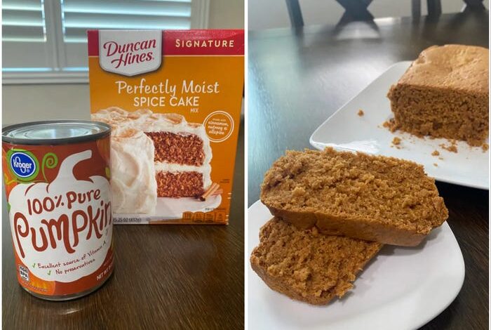 Just Announced: Quick 2-Ingredient Pumpkin Bread Recipe Takes Off