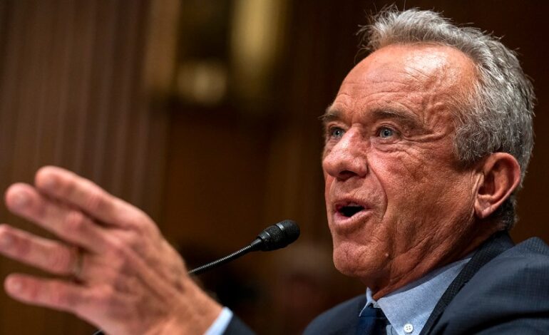 Kennedy Faces Intense Scrutiny During Senate Vaccine Hearing