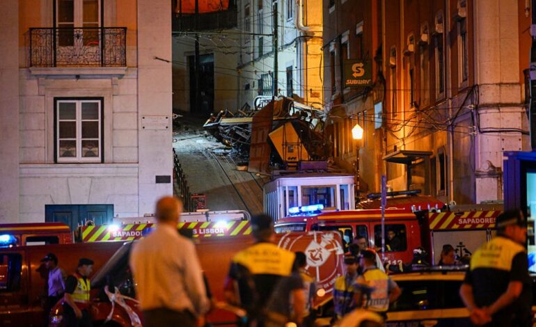 Lisbon Funicular Derails, At Least 15 Dead, 23 Injured