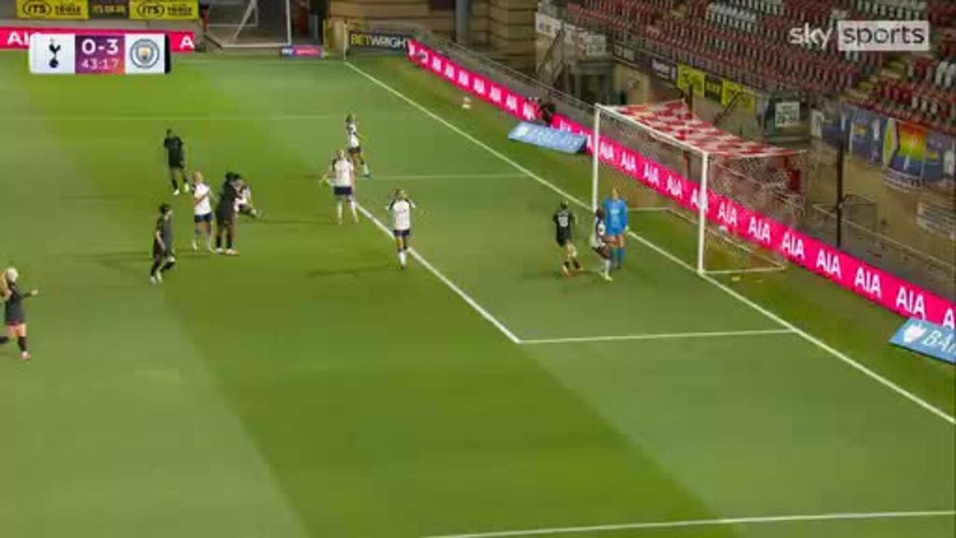 Manchester City Scores Twice in Five Minutes Against Tottenham