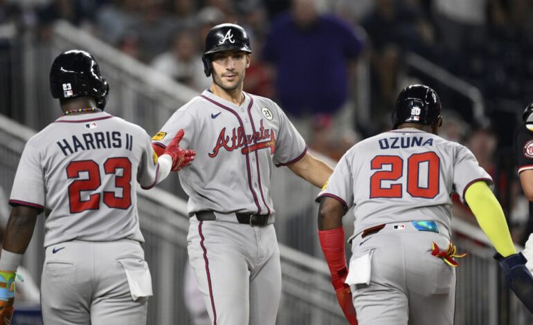 Matt Olson’s 3-Run Blast Powers Braves to 11-3 Victory Over Nationals