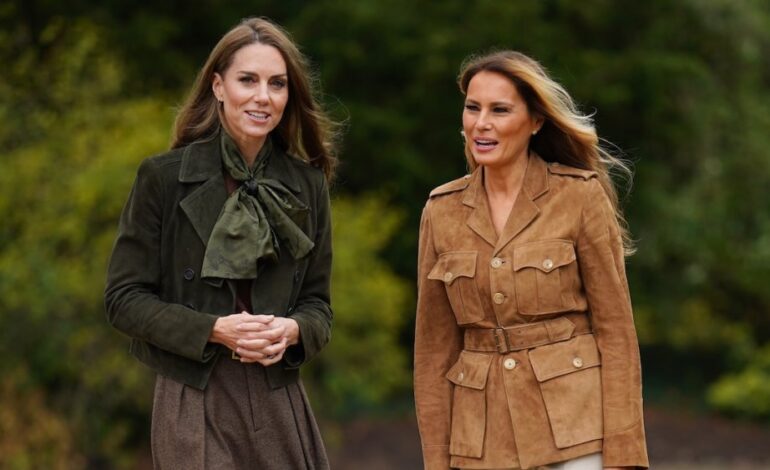 Melania Trump and Kate Middleton Forge Bond During U.K. Visit