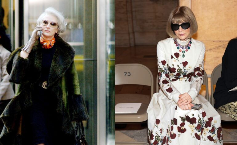 Meryl Streep Films ‘Devil Wears Prada 2’ at Milan Fashion Show