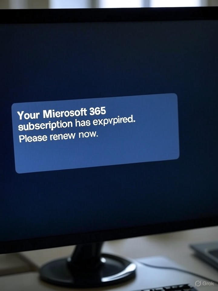 Microsoft Unveils Full-Screen Boot Ads for Expired 365 Subscriptions