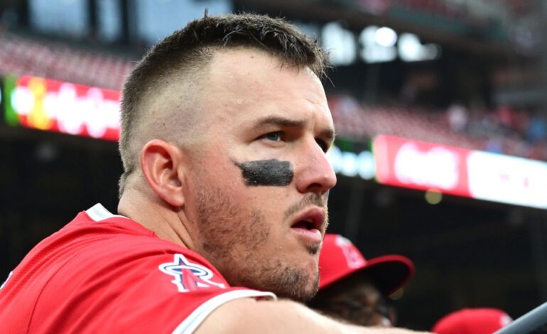 Mike Trout Scratched from Angels Lineup Due to Skin Infection