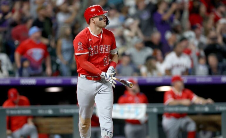 Mike Trout Smashes 485-Foot Shot for 400th Career Homer
