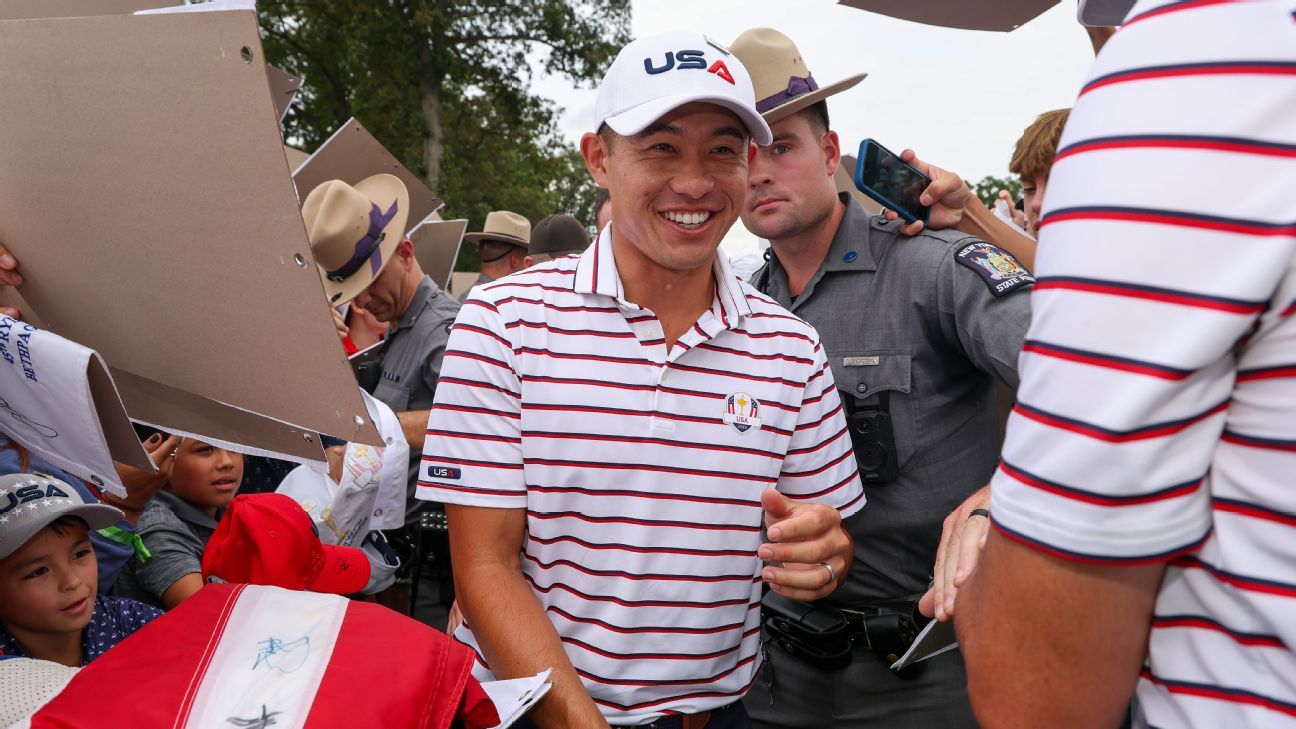 Morikawa Encourages Wild Crowd for Thrilling Ryder Cup Opening