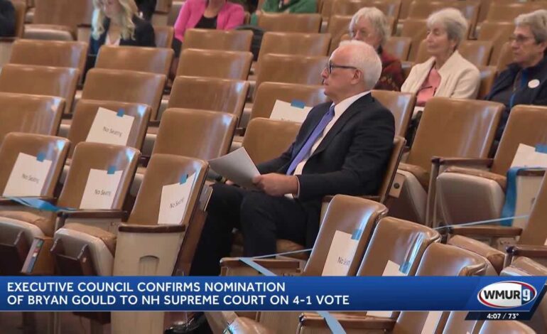 New Hampshire Executive Council Confirms Bryan Gould for Supreme Court