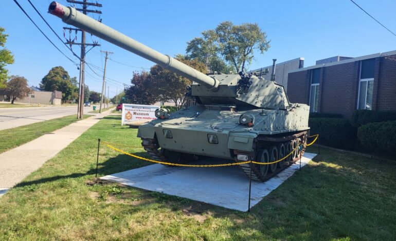New M8 Tank Unveiled at Eastpointe Military Museum Today