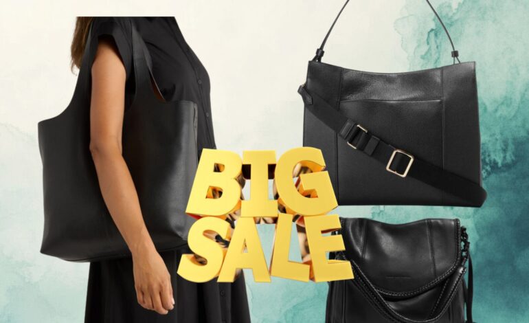 Nordstrom Rack Offers Up to 71% Off Classic Black Leather Bags