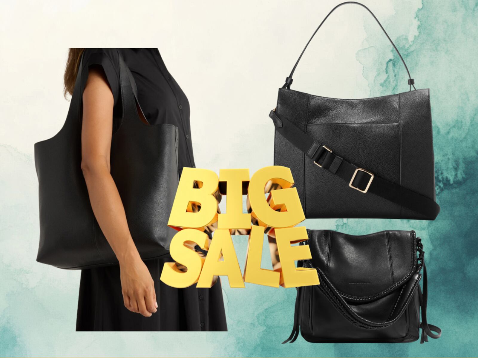 Nordstrom Rack Offers Up to 71% Off Classic Black Leather Bags