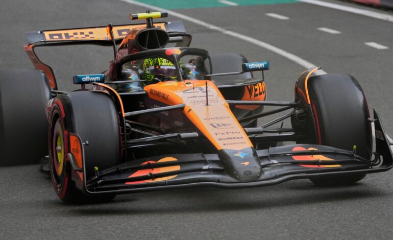 Norris Shines in Azerbaijan as Piastri Struggles in Final Practice