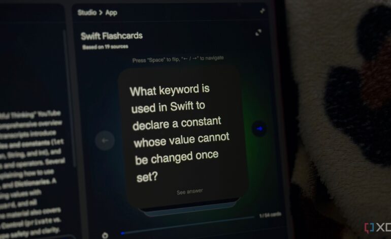 NotebookLM Launches Flashcards Feature, Challenges Quizlet Dominance