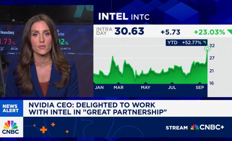Nvidia and Intel Forge Strong Partnership with $5 Billion Investment
