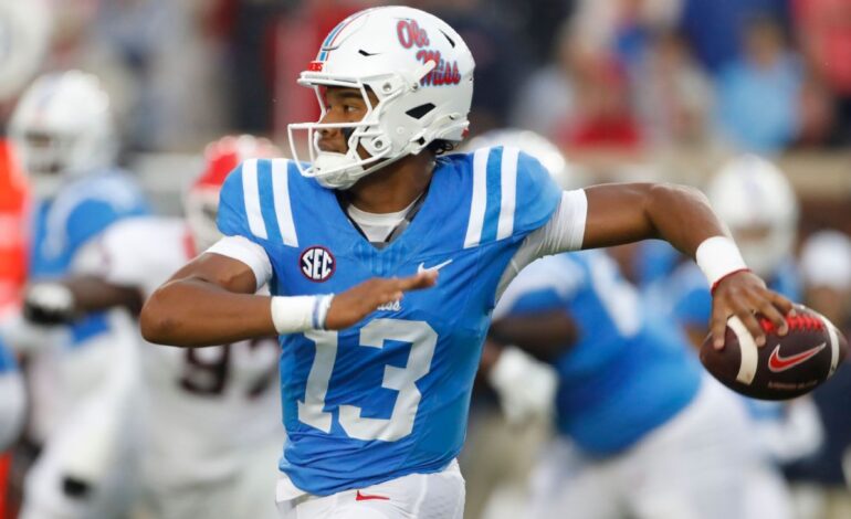 Ole Miss QB Austin Simmons Doubtful for Tulane Clash