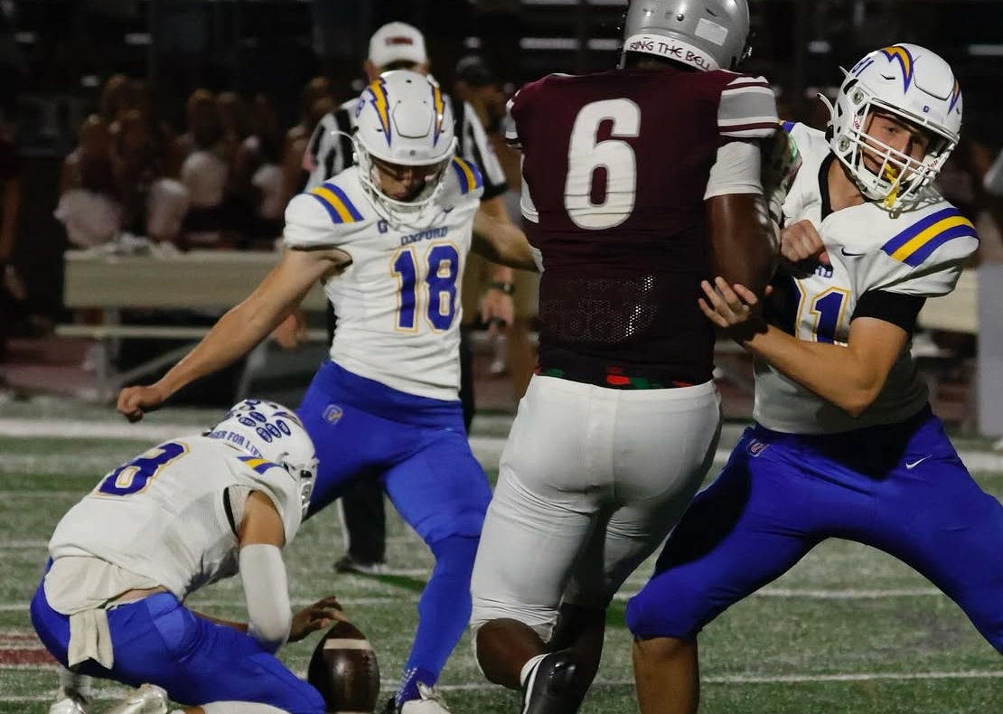 Oxford Chargers Shock Collierville with Overtime Victory, 39-36