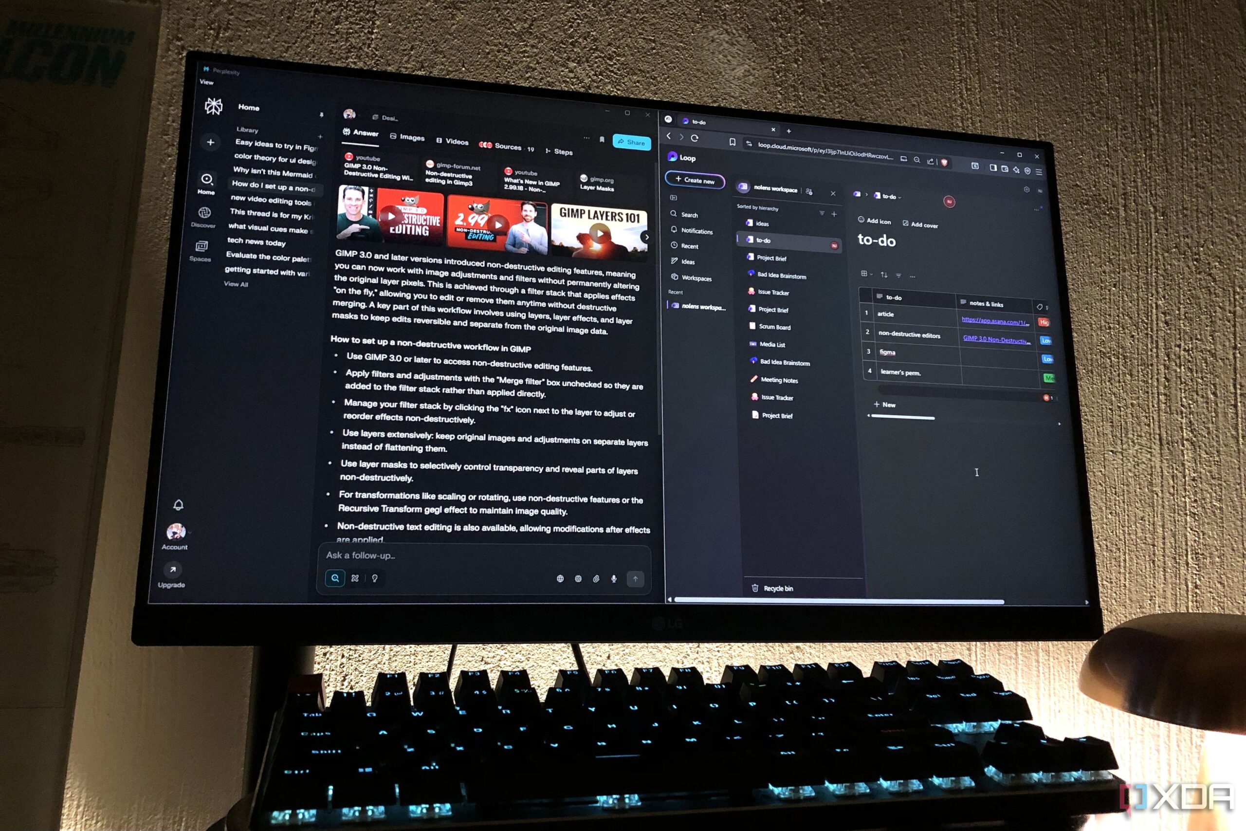 Pairing Perplexity and Microsoft Loop Transforms Workflows