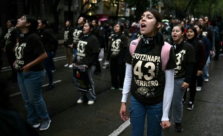 Protesters Demand Justice 11 Years After 43 Students Disappeared