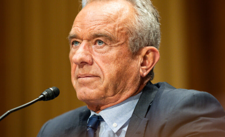 Robert F. Kennedy Jr. Unveils Childhood Health Report Amid Ambitious Agenda