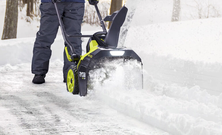 Ryobi Launches New Snow Blowers Just in Time for Winter