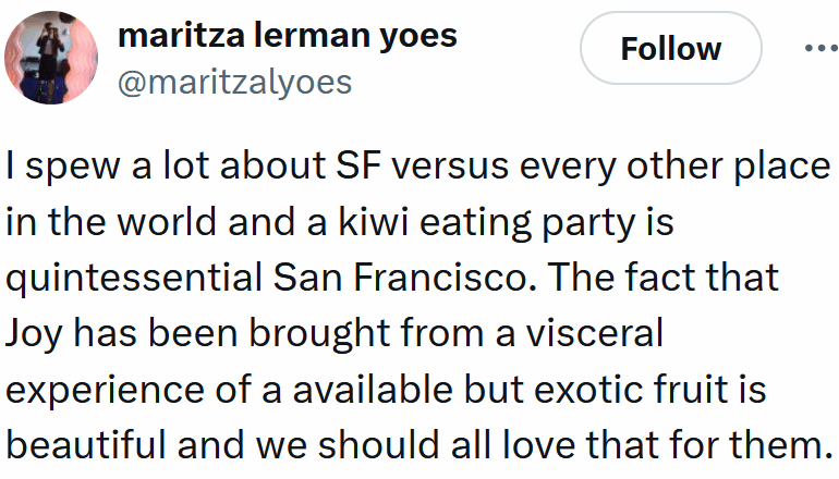 San Francisco’s Kiwi Party Sparks Online Debate and Memes