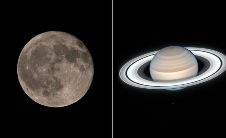 Saturn and Moon Align for Stunning Evening Display on September 8