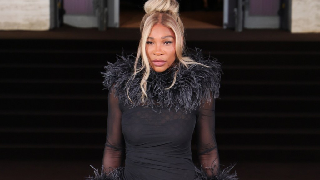 Serena Williams Stuns in Sheer Black Dress at Gucci Premiere