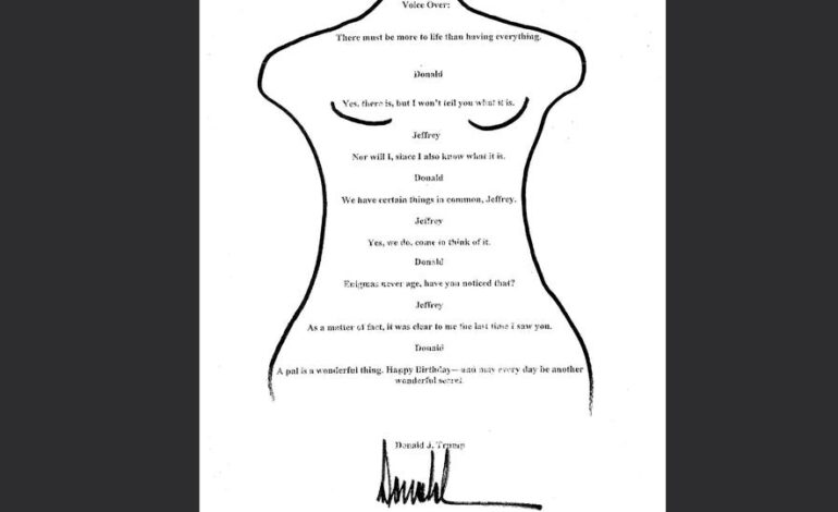 Shocking Epstein Revelations: Trump’s Drawing and $500K Check