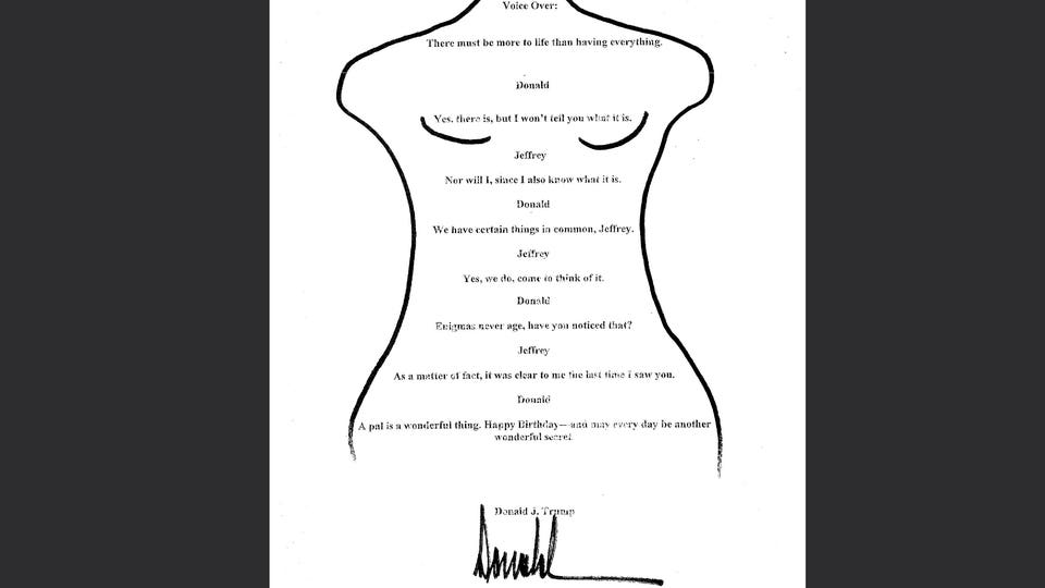 Shocking Epstein Revelations: Trump’s Drawing and $500K Check