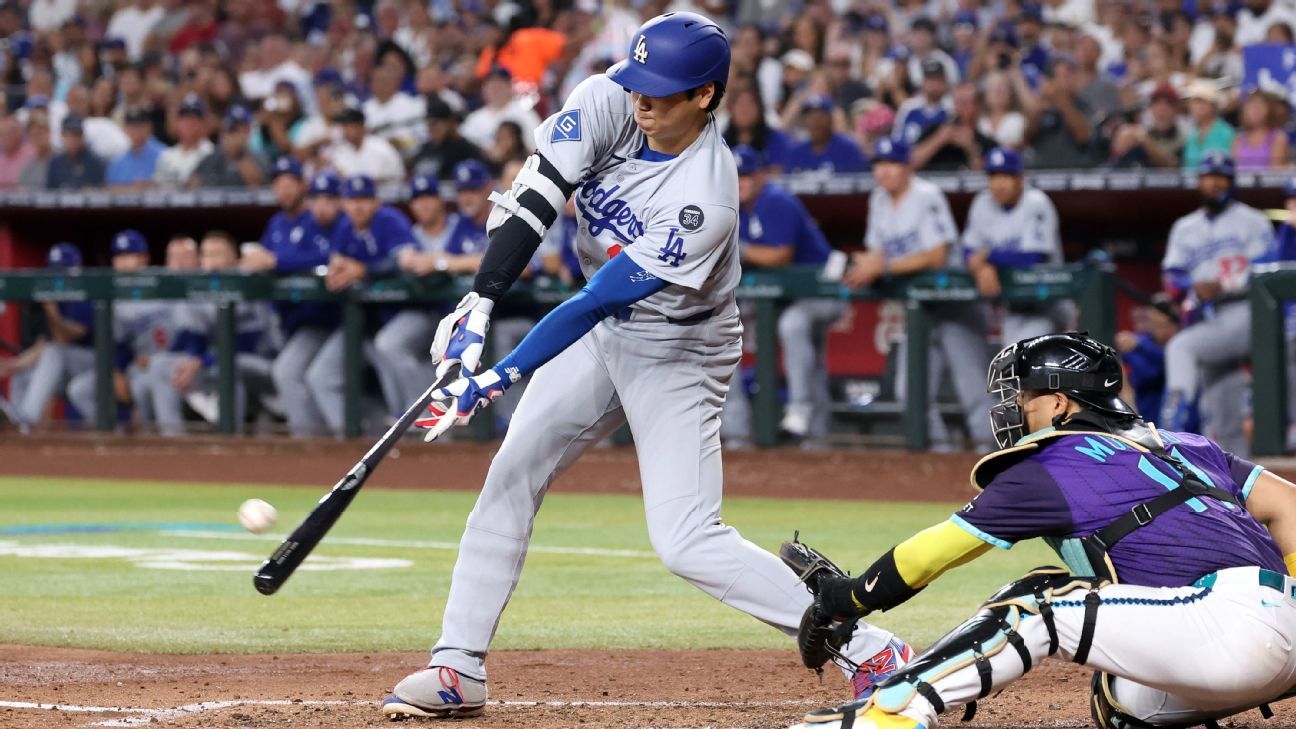 Shohei Ohtani Hits 54th Home Run, Ties Career High in Phoenix