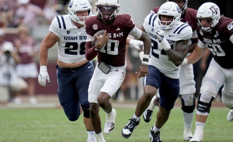 Texas A&M’s Marcel Reed Injured in Third Quarter vs. Utah State