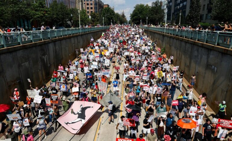 Thousands March in D.C. to Protest Trump’s Troop Deployment