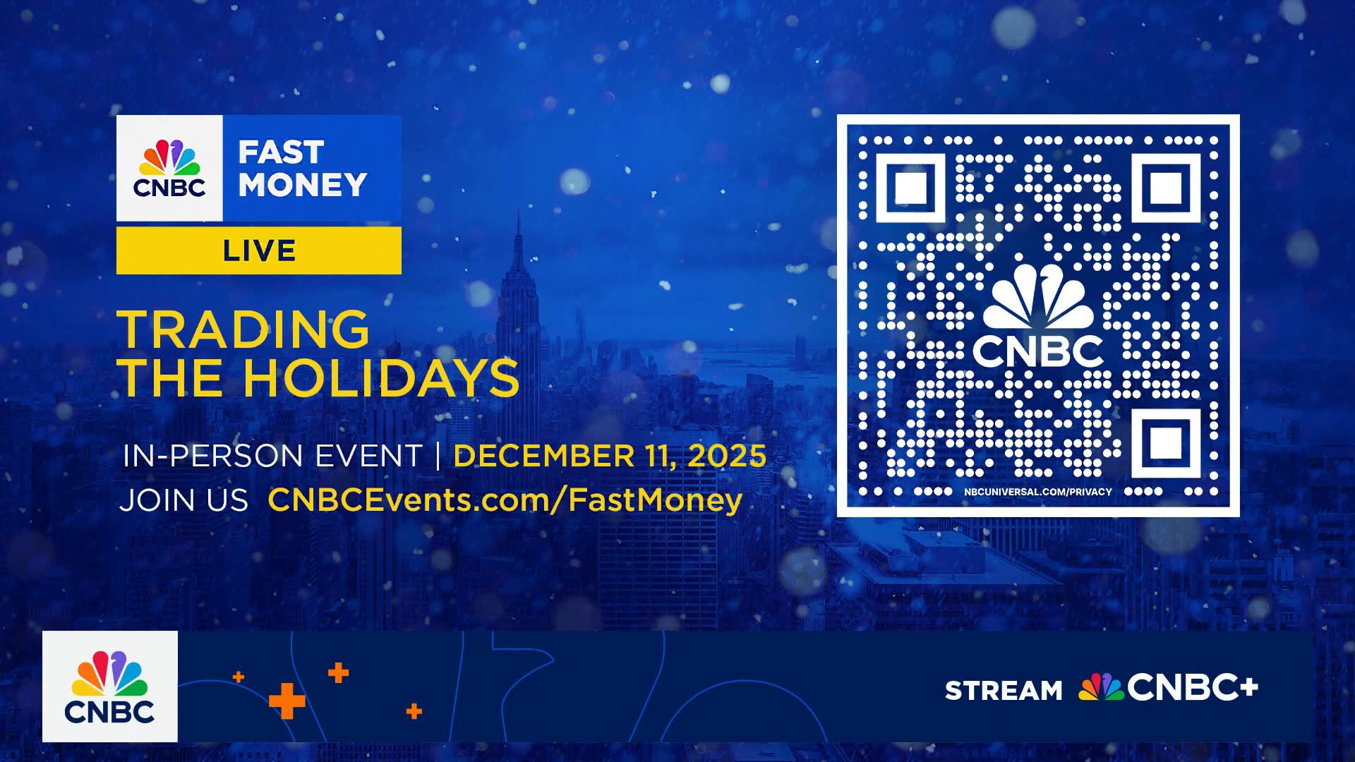Tickets Now Available for Fast Money Live ‘Trading the Holidays’ Event