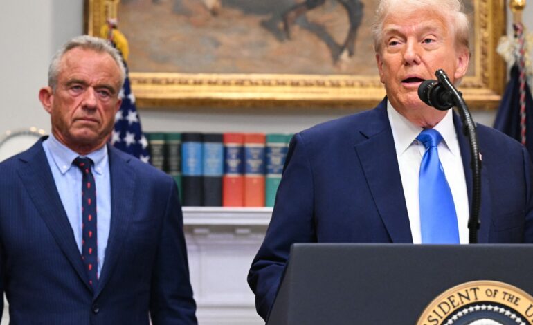 Trump and Kennedy Face Backlash Over Controversial Health Claims
