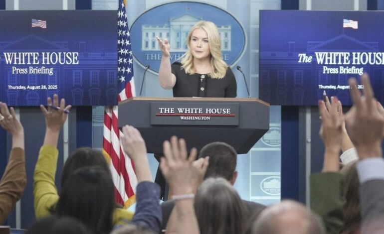 White House Press Briefing Set as Government Shutdown Nears