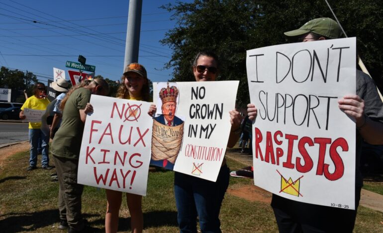 160 Protesters Rally in Albany Against Trump Policies Today