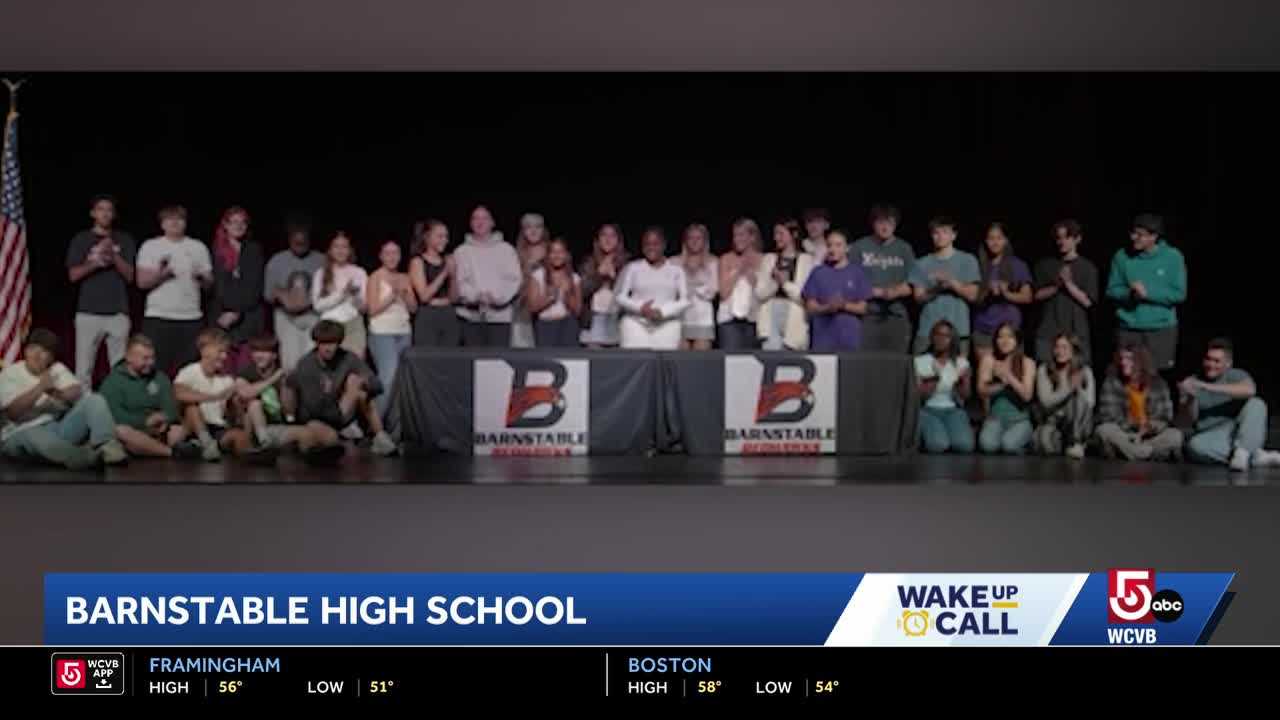 Barnstable High School Students Participate in Community Wake-Up Call