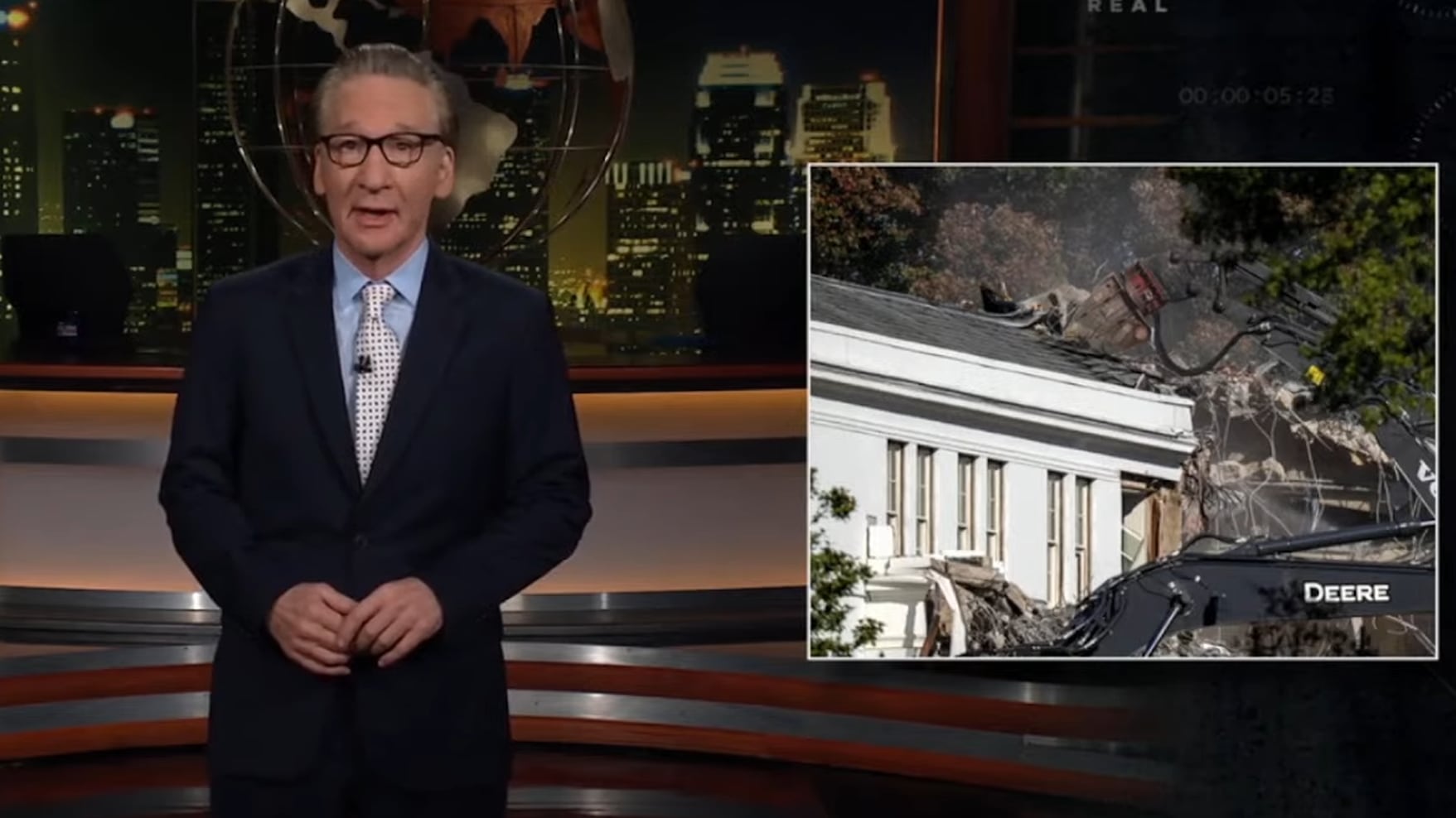 Bill Maher Reacts to Trump’s Rapidly Expanding White House Project