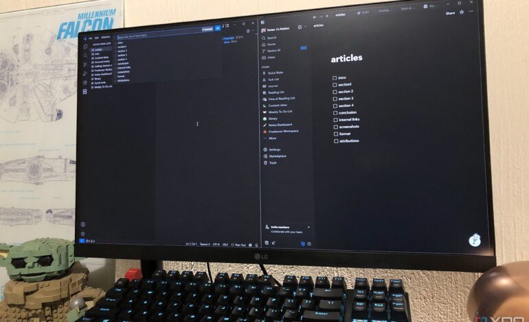 Combining Notion and VSCode Elevates Productivity for Creatives