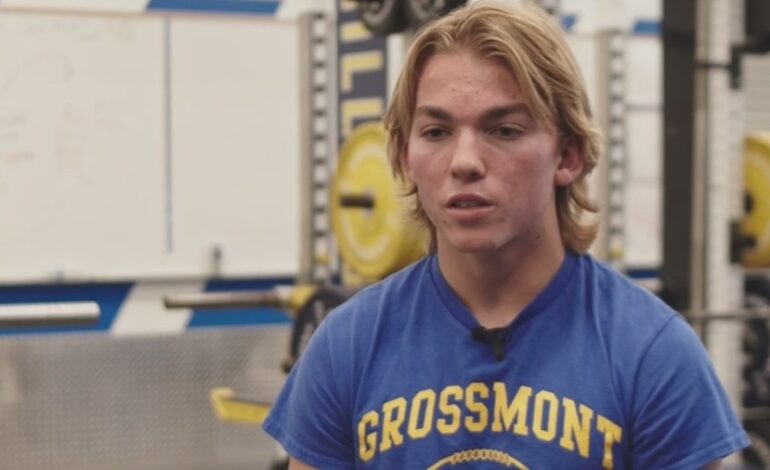 Dalin Mackay of Grossmont High Named Week 8 Underdog Hero