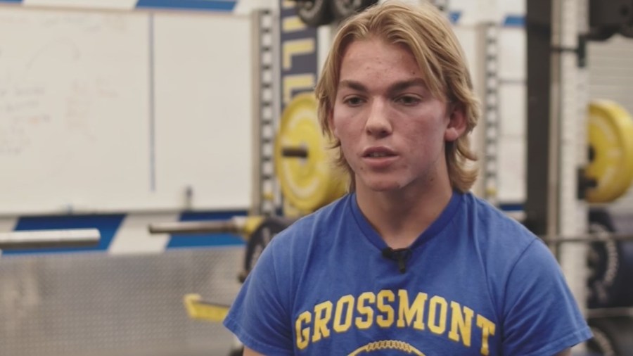 Dalin Mackay of Grossmont High Named Week 8 Underdog Hero