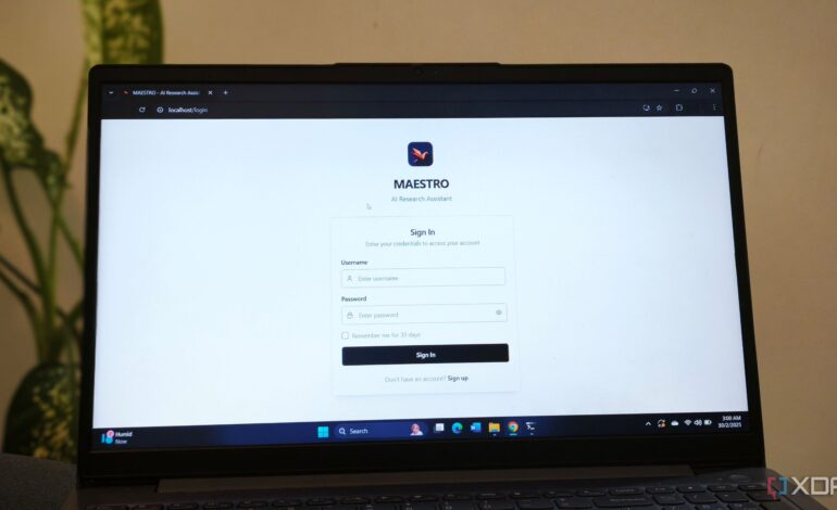 Discover the Power of Maestro: A Self-Hosted AI Research Assistant