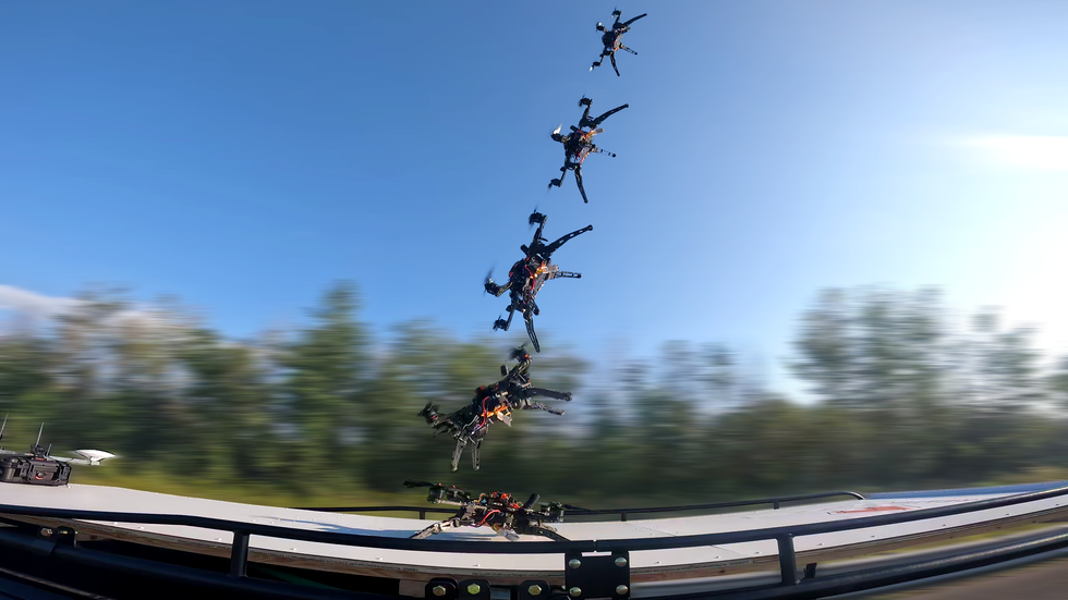 Drone Successfully Lands on Moving Vehicle in Latest Robotics Showcase