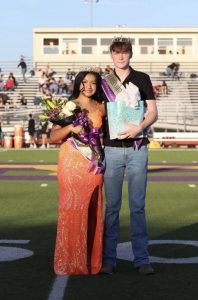 Early High Crowned Homecoming King and Queen Amid Cheers