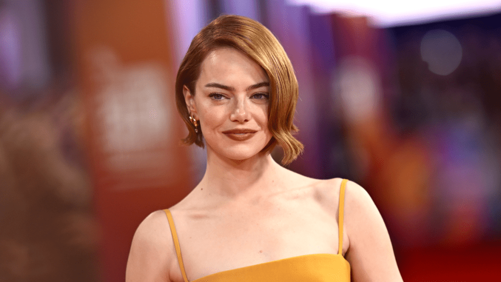 Emma Stone Dazzles in Yellow Louis Vuitton Gown at BFI Festival