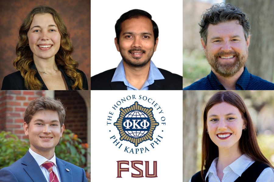 Five FSU Students Honored with National Phi Kappa Phi Awards
