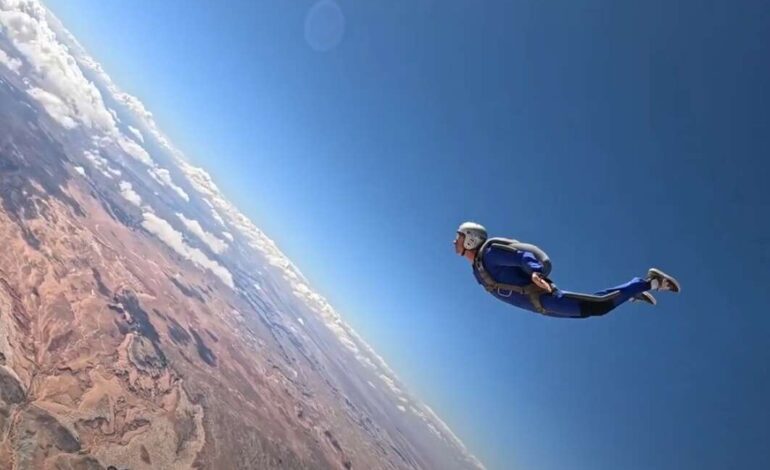 Fort Lewis College Skydiving Club Launches Despite Rain Threats