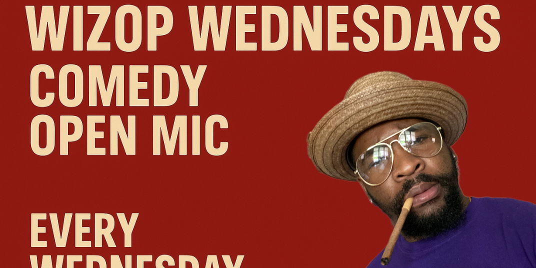 Get Ready for Wizop Wednesdays: Open Mic Comedy Starts 9:30 PM!
