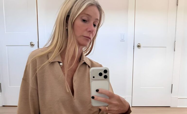 Gwyneth Paltrow’s Stunning Mini-Shorts Selfie Takes Instagram by Storm